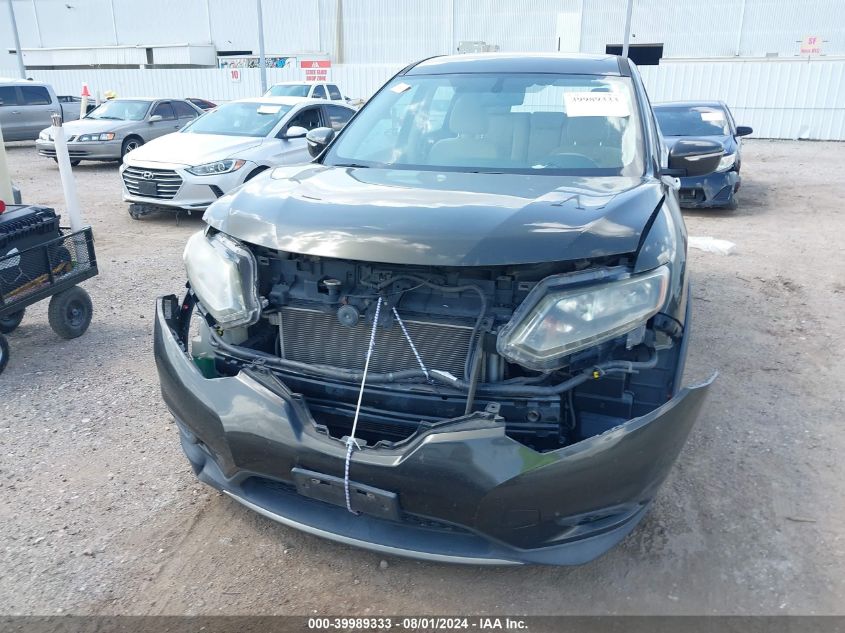 2015 Nissan Rogue S VIN: 5N1AT2MV5FC899602 Lot: 39989333