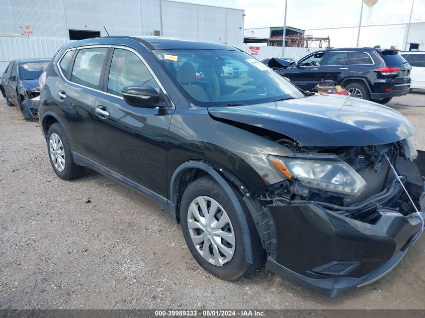 2015 Nissan Rogue S VIN: 5N1AT2MV5FC899602 Lot: 39989333