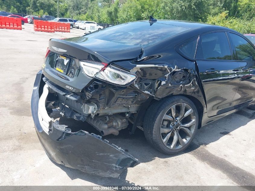 2015 Chrysler 200 S VIN: 1C3CCCDG0FN644448 Lot: 39989346