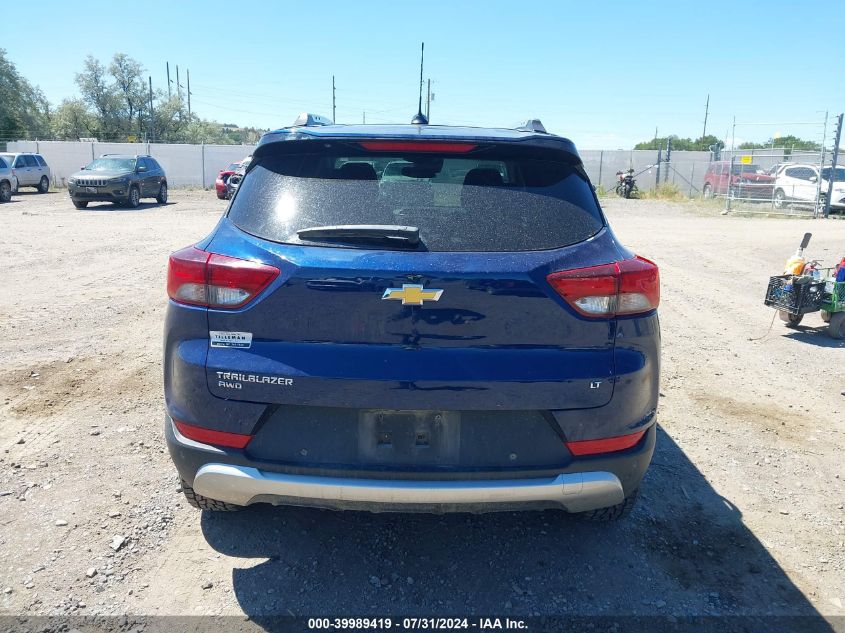 2022 Chevrolet Trailblazer Awd Lt VIN: KL79MRSL2NB102822 Lot: 39989419