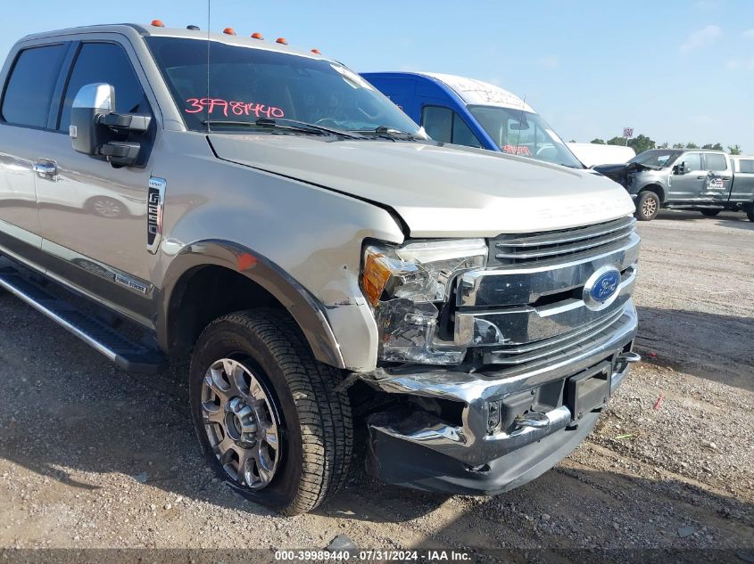 2017 Ford F-250 Lariat VIN: 1FT7W2BT9HEE94258 Lot: 39989440