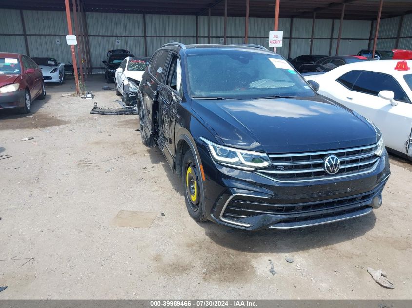 2022 VOLKSWAGEN TIGUAN 2.0T SEL R-LINE - 3VV4B7AX8NM000673