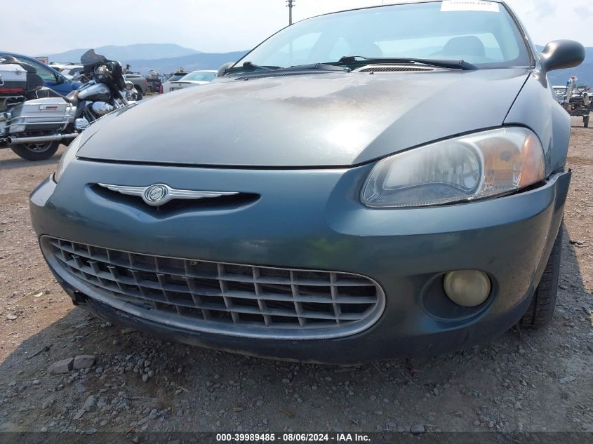 2002 Chrysler Sebring Lxi VIN: 1C3EL56R12N243312 Lot: 39989485