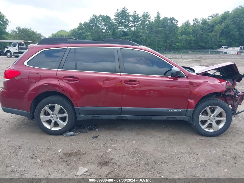 2014 Subaru Outback 2.5I VIN: 4S4BRBAC7E3306889 Lot: 39989488