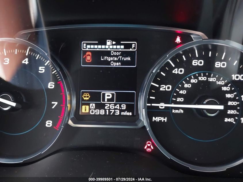 2017 Subaru Forester 2.5I Limited VIN: JF2SJAJC4HH591016 Lot: 39989501