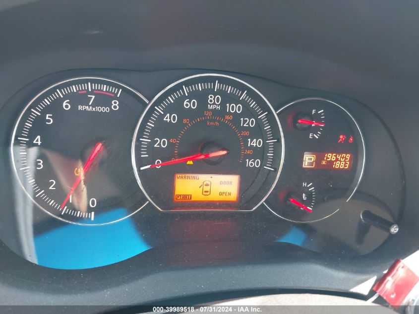 2009 Nissan Maxima 3.5 Sv VIN: 1N4AA51E29C857298 Lot: 39989518