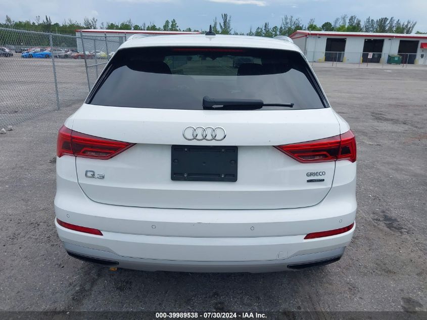 2019 Audi Q3 2.0T Premium VIN: WA1AECF31K1086807 Lot: 39989538