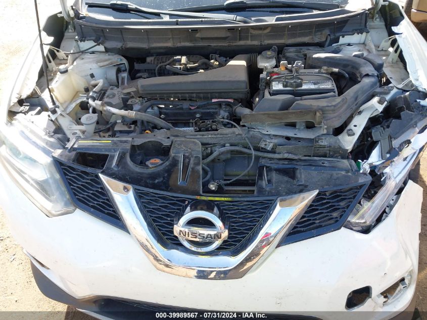 2015 Nissan Rogue Sl VIN: 5N1AT2MV8FC894412 Lot: 39989567