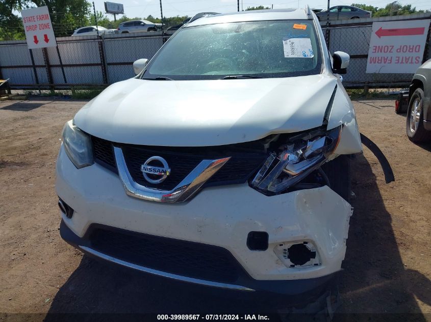 2015 Nissan Rogue Sl VIN: 5N1AT2MV8FC894412 Lot: 39989567