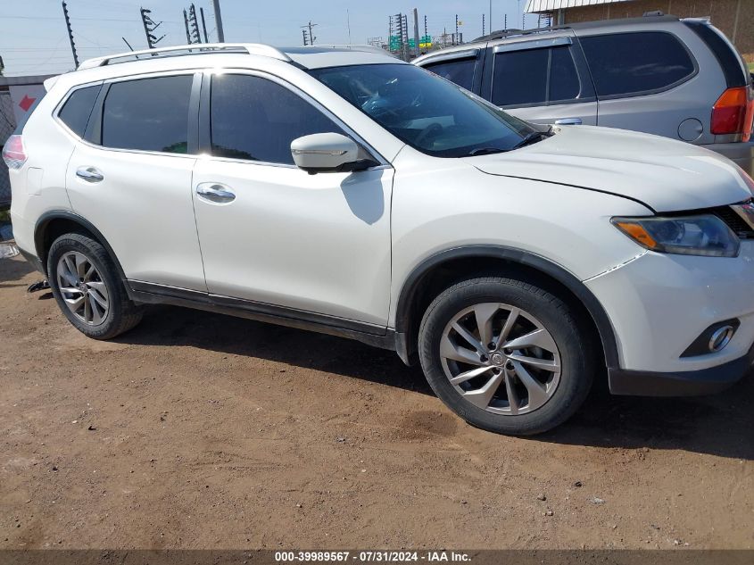 2015 Nissan Rogue Sl VIN: 5N1AT2MV8FC894412 Lot: 39989567