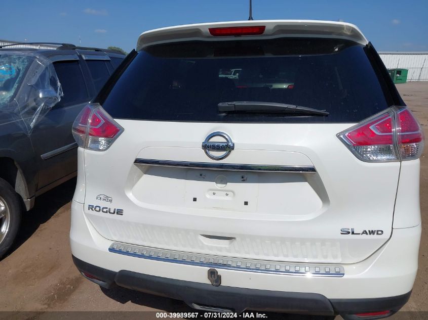 2015 Nissan Rogue Sl VIN: 5N1AT2MV8FC894412 Lot: 39989567