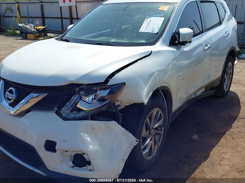 2015 Nissan Rogue Sl VIN: 5N1AT2MV8FC894412 Lot: 39989567