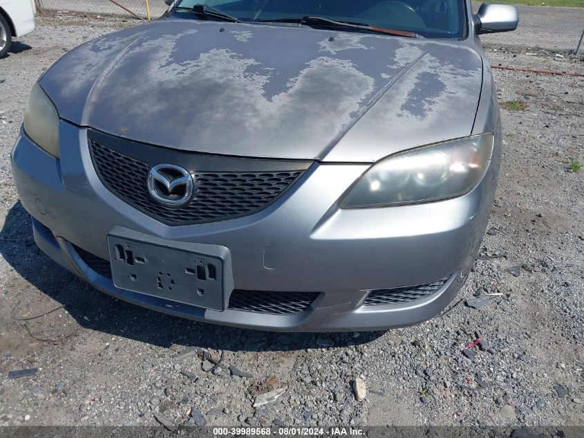 2006 Mazda 3 I VIN: JM1BK12F361514728 Lot: 39989568