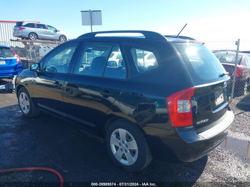 2009 Kia Rondo Lx VIN: KNAFG528797254828 Lot: 39989574