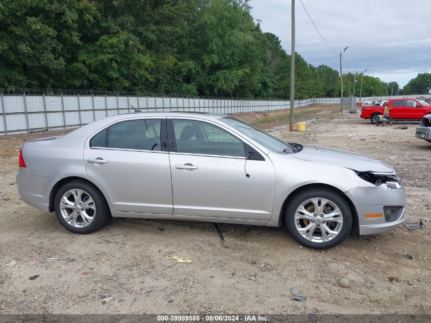 2012 Ford Fusion Se VIN: 3FAHP0HA2CR226563 Lot: 39989585
