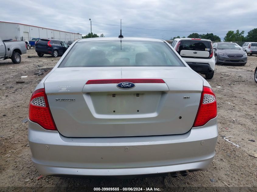 2012 Ford Fusion Se VIN: 3FAHP0HA2CR226563 Lot: 39989585