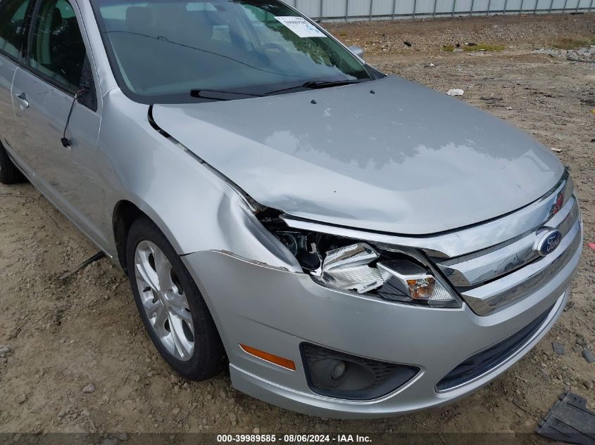 2012 Ford Fusion Se VIN: 3FAHP0HA2CR226563 Lot: 39989585