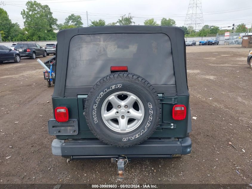 2003 Jeep Wrangler X VIN: 1J4FA39S63P377323 Lot: 40247028