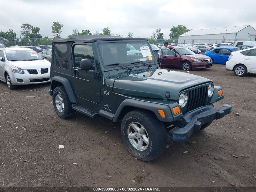 2003 Jeep Wrangler X VIN: 1J4FA39S63P377323 Lot: 40247028