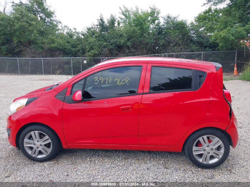 2014 Chevrolet Spark 1Lt Auto VIN: KL8CD6S96EC481418 Lot: 39989608