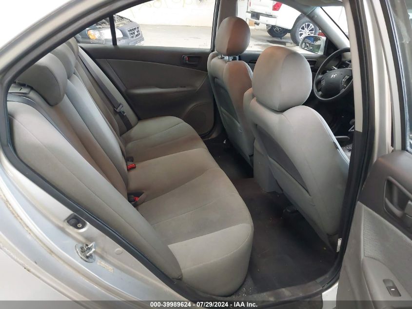 2009 Hyundai Sonata Gls VIN: 5NPET46C69H461497 Lot: 39989624