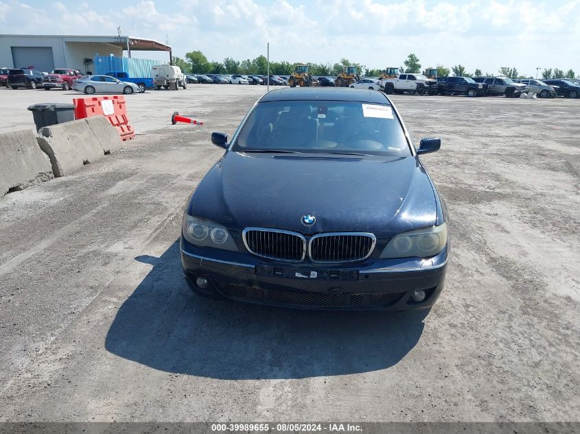 2006 BMW 750Li VIN: WBAHN835X6DT63012 Lot: 39989655