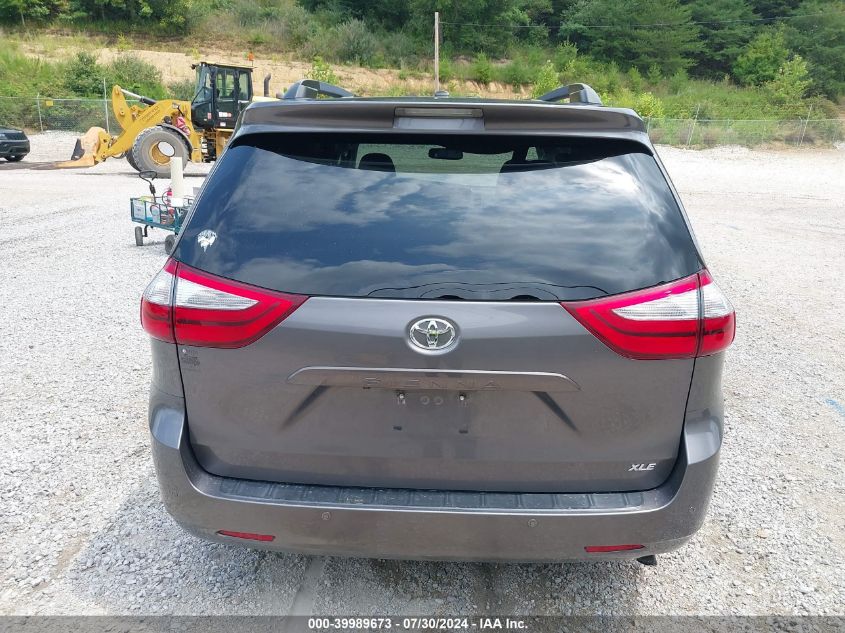 2015 Toyota Sienna Xle Premium 8 Passenger VIN: 5TDYK3DC5FS641539 Lot: 39989673