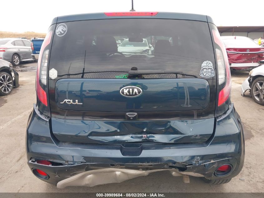 2017 Kia Soul + VIN: KNDJP3A54H7436865 Lot: 39989684