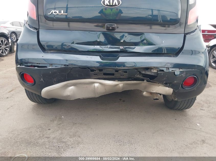 2017 Kia Soul + VIN: KNDJP3A54H7436865 Lot: 39989684