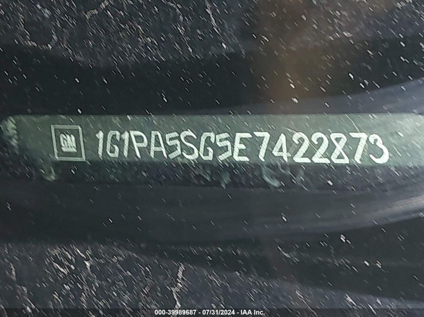 2014 Chevrolet Cruze Ls Auto VIN: 1G1PA5SG5E7422873 Lot: 39989687