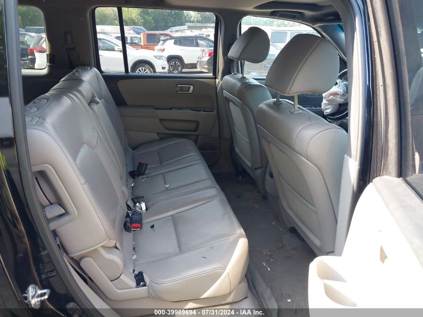 2012 Honda Pilot Ex-L VIN: 5FNYF4H51CB037640 Lot: 39989694