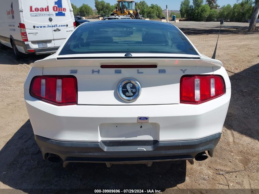 2011 Ford Shelby Gt500 VIN: 1ZVBP8JS8B5154011 Lot: 39989696