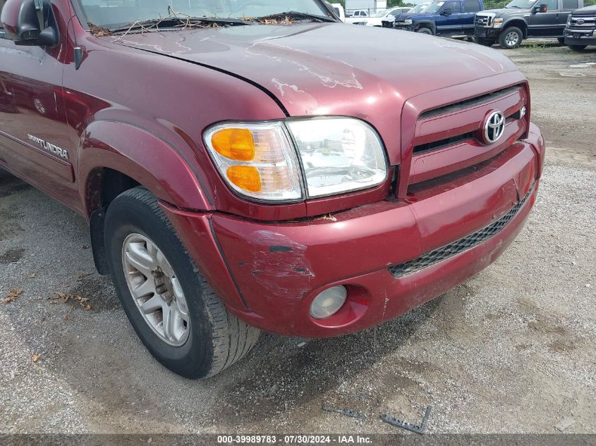 2004 Toyota Tundra Limited V8 VIN: 5TBDT48164S442516 Lot: 39989783