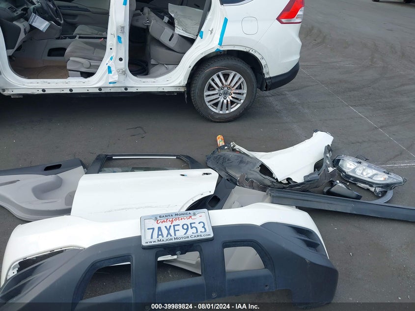 2013 Honda Cr-V Lx VIN: 5J6RM3H36DL029027 Lot: 39989824