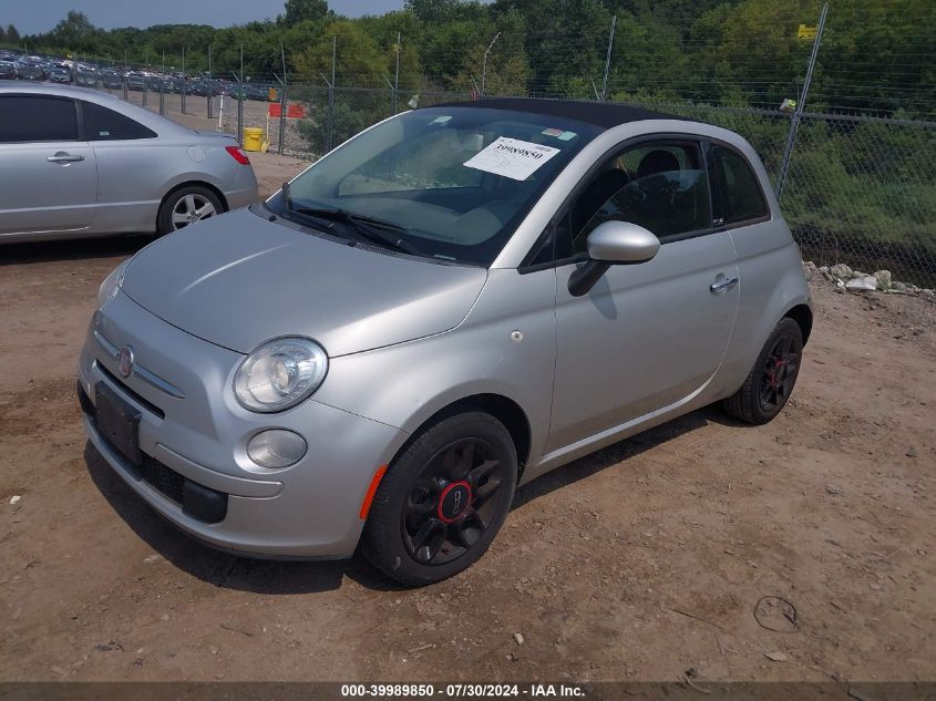 2012 Fiat 500C Pop VIN: 3C3CFFDR1CT355116 Lot: 39989850