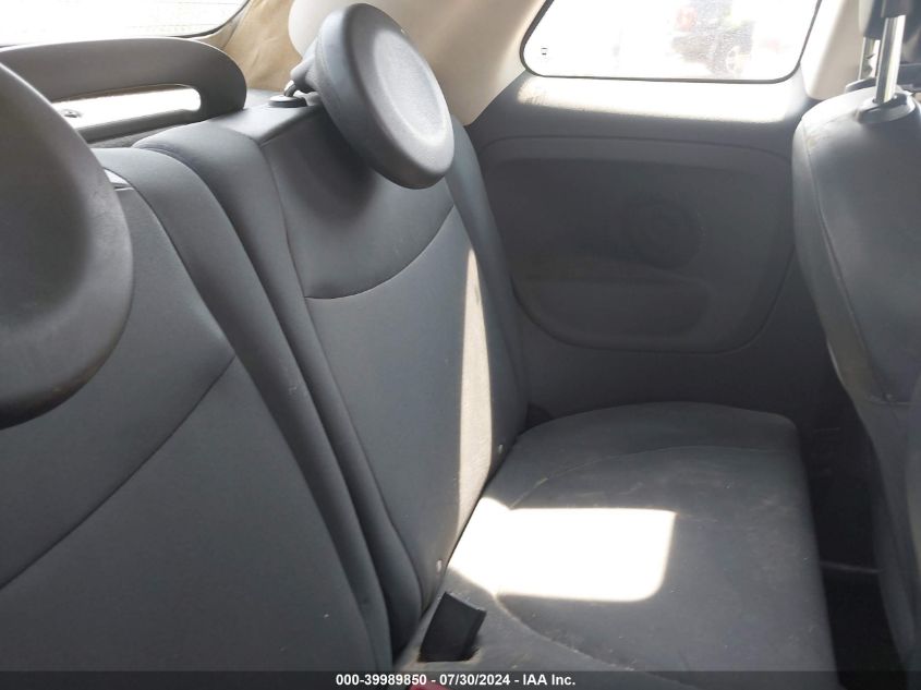 2012 Fiat 500C Pop VIN: 3C3CFFDR1CT355116 Lot: 39989850