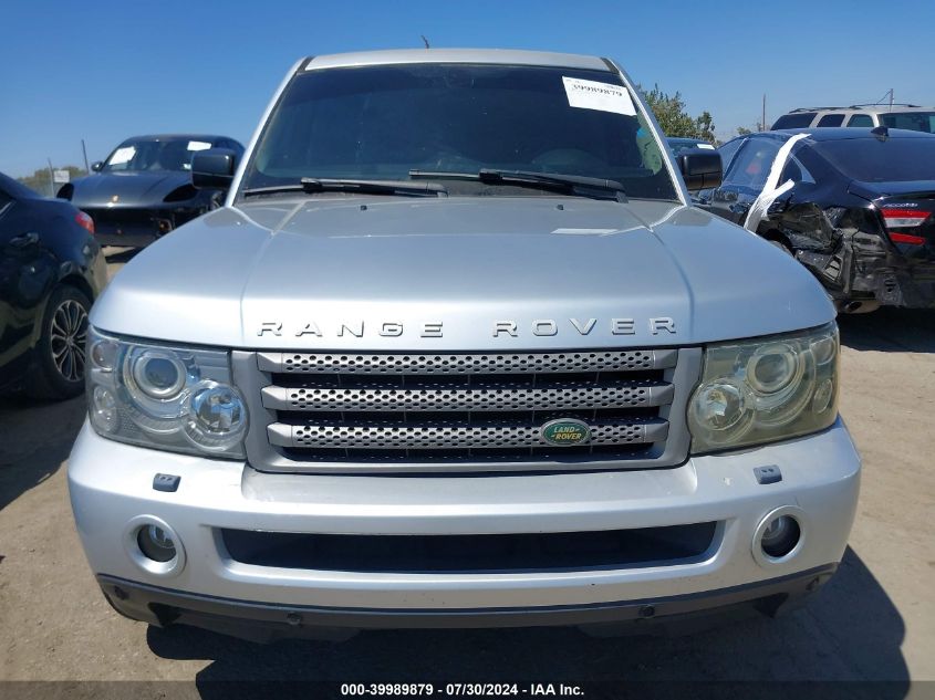 2007 Land Rover Range Rover Sport Hse VIN: SALSF25477A105307 Lot: 39989879