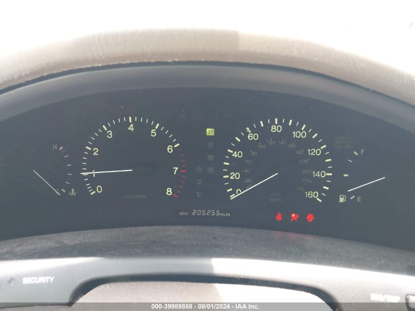 1995 Lexus Ls 400 VIN: JT8UF22E9S0016378 Lot: 39989888