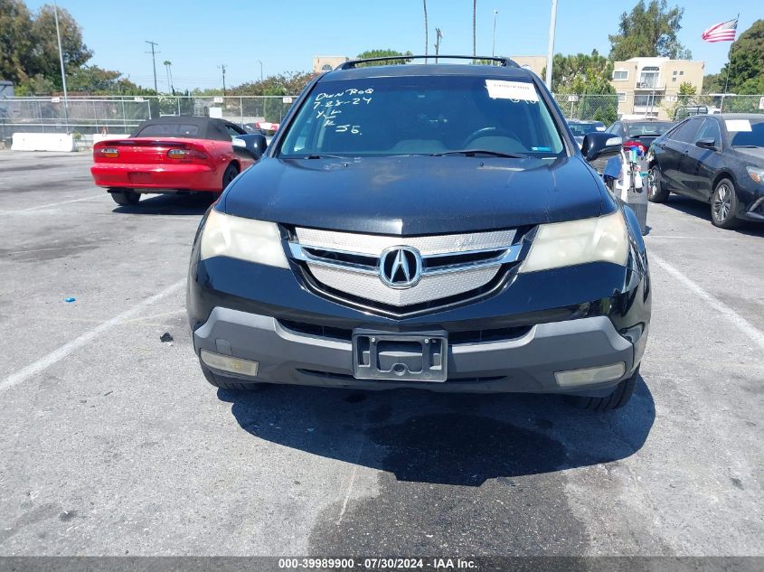 2007 Acura Mdx Sport Package VIN: 2HNYD28887H503353 Lot: 39989900