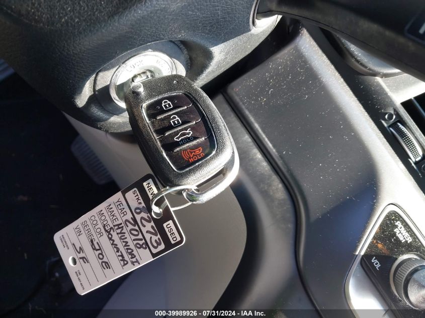 2018 Hyundai Sonata Se VIN: 5NPE24AF1JH665293 Lot: 39989926