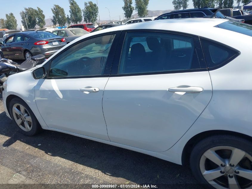 2016 Dodge Dart Sxt Sport VIN: 1C3CDFFA0GD820834 Lot: 39989987