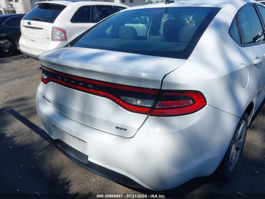 2016 Dodge Dart Sxt Sport VIN: 1C3CDFFA0GD820834 Lot: 39989987