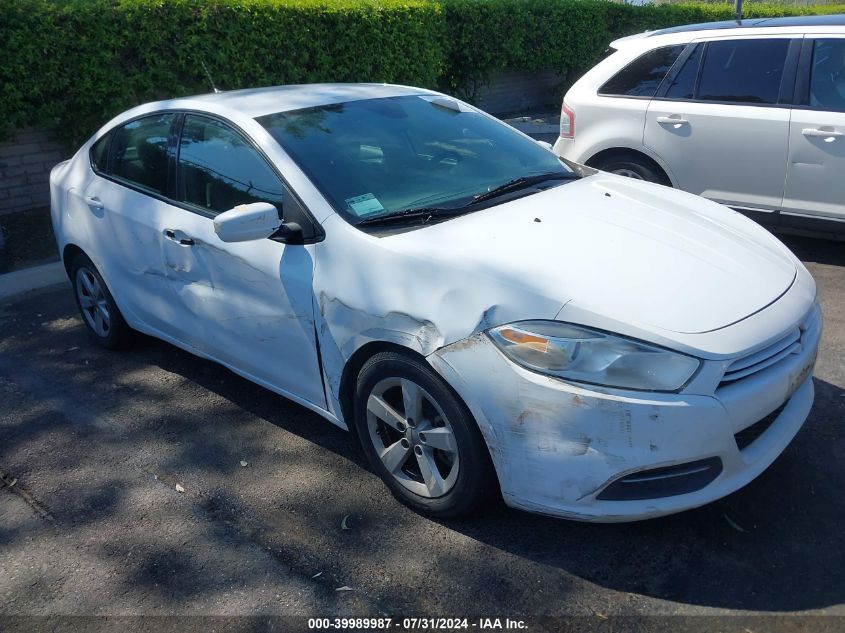 2016 Dodge Dart Sxt Sport VIN: 1C3CDFFA0GD820834 Lot: 39989987