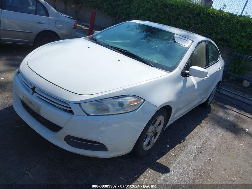 2016 Dodge Dart Sxt Sport VIN: 1C3CDFFA0GD820834 Lot: 39989987