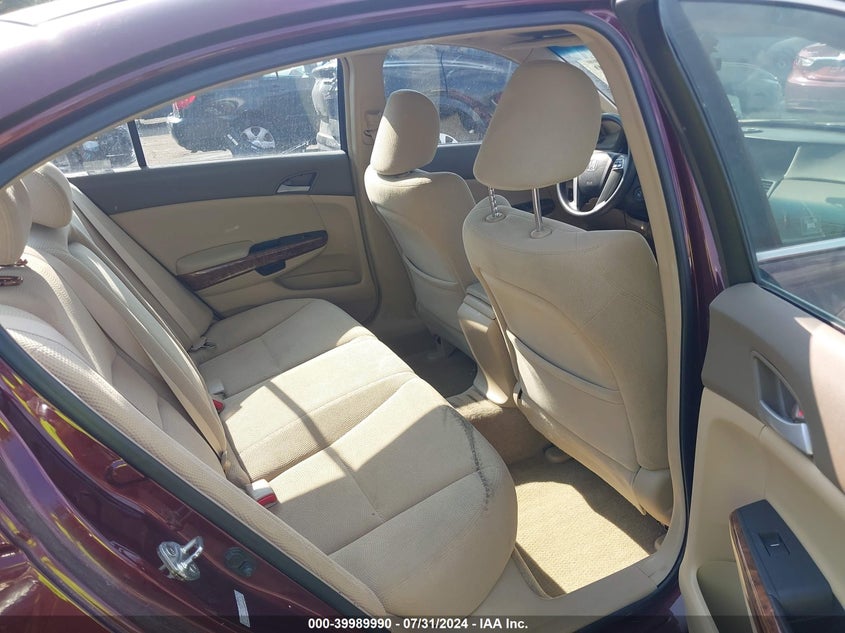 2009 Honda Accord Ex VIN: 1HGCP26749A199698 Lot: 39989990