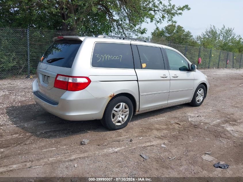 2006 Honda Odyssey Ex-L VIN: 5FNRL38786B024767 Lot: 39990007