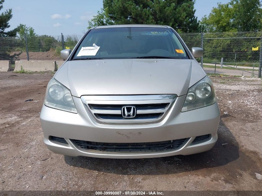 2006 Honda Odyssey Ex-L VIN: 5FNRL38786B024767 Lot: 39990007