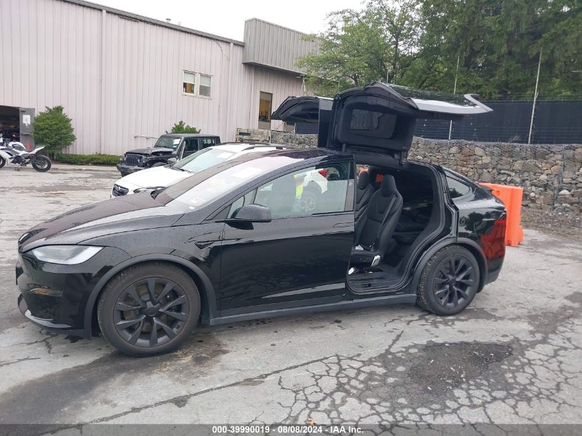 2023 Tesla Model X Dual Motor All-Wheel Drive/Standard Range VIN: 7SAXCBE57PF409729 Lot: 39990019