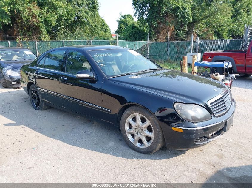 2003 Mercedes-Benz S 430 4Matic VIN: WDBNG83J53A379109 Lot: 39990034