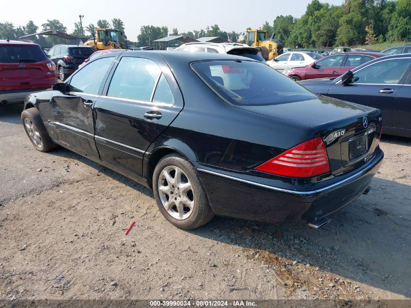 2003 Mercedes-Benz S 430 4Matic VIN: WDBNG83J53A379109 Lot: 39990034